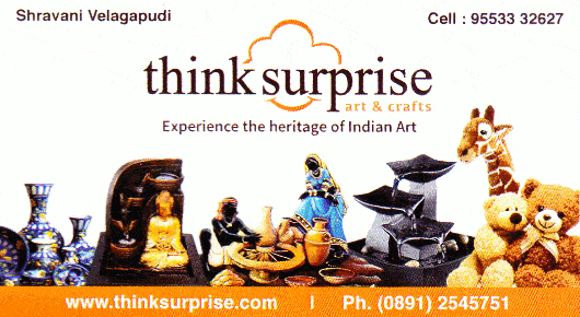Think Surprise Art and Crafts in New Gajuwaka Visakhapatnam Vizag,New Gajuwaka In Visakhapatnam, Vizag