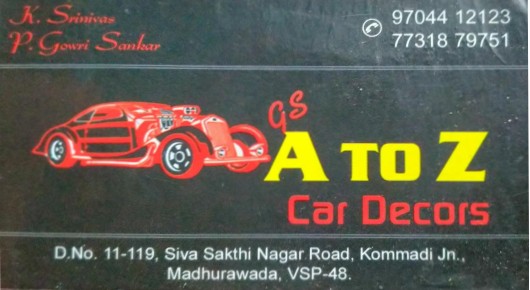 A to Z Car Decors Car Interior Decorators Madhurawada in Visakhapatnam Vizag,Madhurawada In Visakhapatnam, Vizag