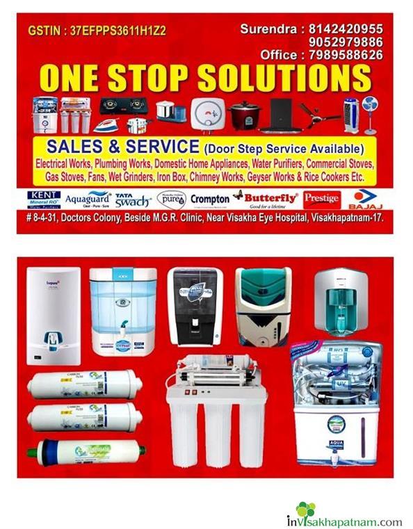 One Stop Solutions Home Appliances kitchenware pedawaltair in visakhapatnam vizag