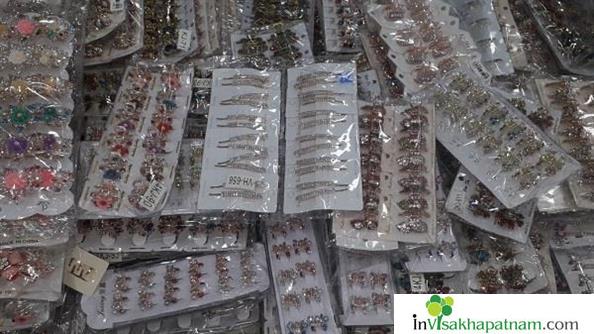 Vanalakshmi Enterprises Imitation Jewellery Cosmetic Items Beauty Parlour Products dealers Poornamarket Visakhapatnam Vizag