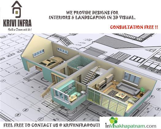 krivi infra Building Constructions Interior works Modular Kitchen Swimming Pool Landscaping Container homes offices