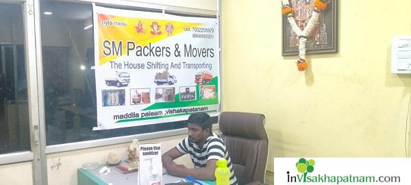 sm packers and movers house shifting transport packing loading maddilapalem visakhapatnam vizag