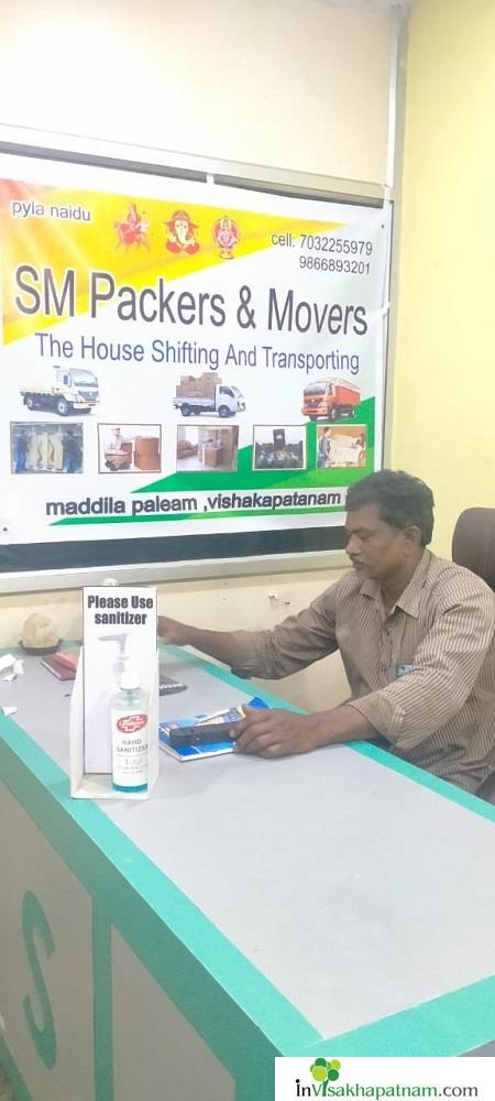 sm packers and movers house shifting transport packing loading maddilapalem visakhapatnam vizag