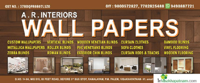 AR INTERIORS WALLPAPERS BLINDS PM PALEM IN VISAKHAPATNAM VIZAG