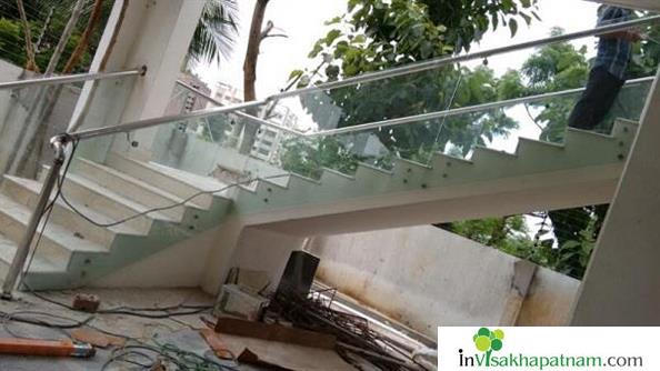 sri venkateswara Enterpries Glass Ralings Elevation Partitions vizag Visakhapatnam