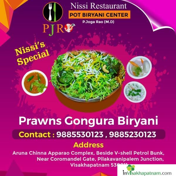 Nissi Restaurant (Pot Biryani Centre) Near Akkayyapalem in Vizag Visakhapatnam