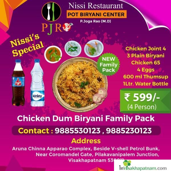 Nissi Restaurant (Pot Biryani Centre) Near Akkayyapalem in Vizag Visakhapatnam
