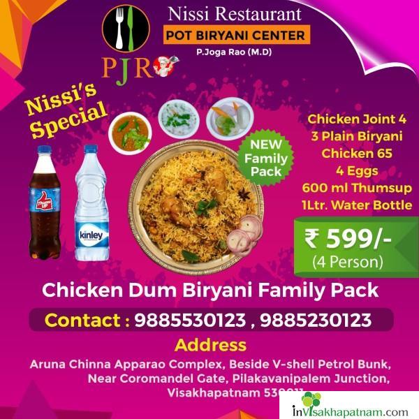 Nissi Restaurant (Pot Biryani Centre) Near Akkayyapalem in Vizag Visakhapatnam