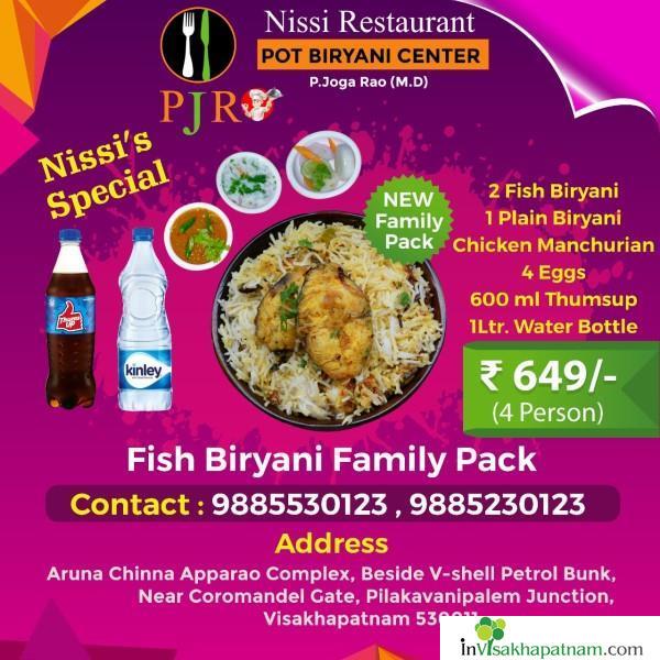 Nissi Restaurant (Pot Biryani Centre) Near Akkayyapalem in Vizag Visakhapatnam