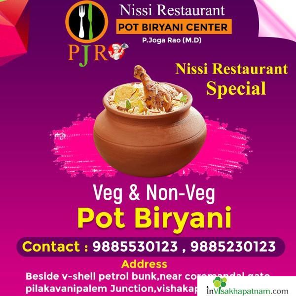 Nissi Restaurant (Pot Biryani Centre) Near Akkayyapalem in Vizag Visakhapatnam