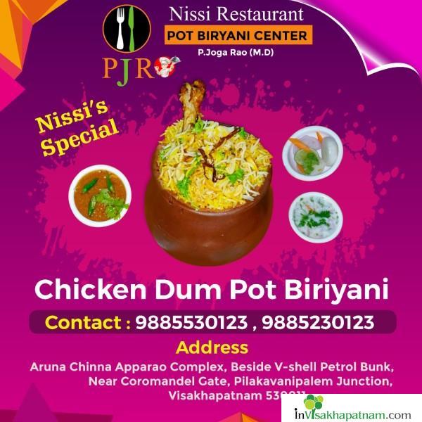 Nissi Restaurant (Pot Biryani Centre) Near Akkayyapalem in Vizag Visakhapatnam