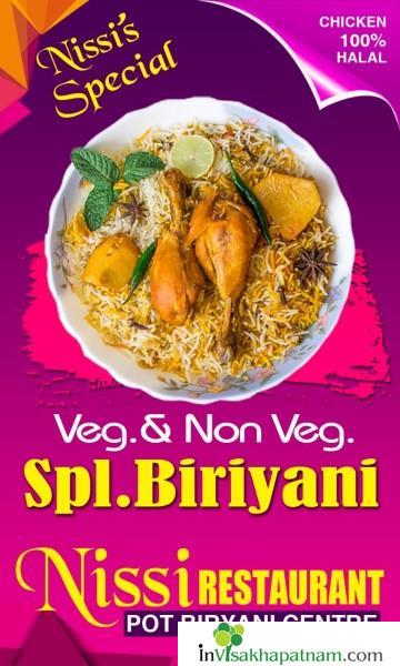 Nissi Restaurant (Pot Biryani Centre) Near Akkayyapalem in Vizag Visakhapatnam