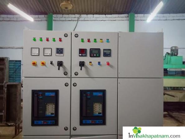 Venkata Narasimha Power Controls Industrial Electrical Power Panels amf auto synchronisation plc pcc fire fighting mcc apfc jagadamba vizag visakhapatnam