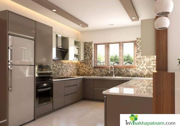 AN Interiors and Modular Kitchens MVP Colony False ceiling Modular kitchens Visakhapatnam Vizag