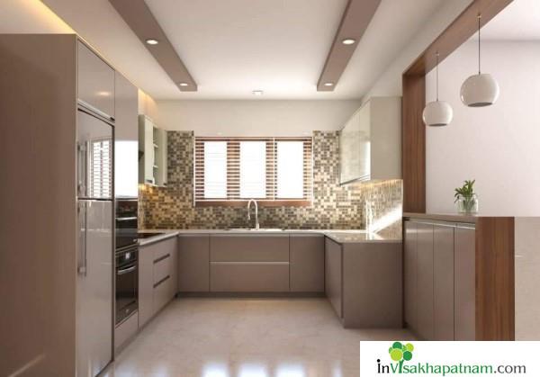 AN Interiors and Modular Kitchens MVP Colony False ceiling Modular kitchens Visakhapatnam Vizag