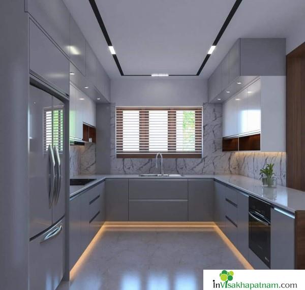 AN Interiors and Modular Kitchens MVP Colony False ceiling Modular kitchens Visakhapatnam Vizag