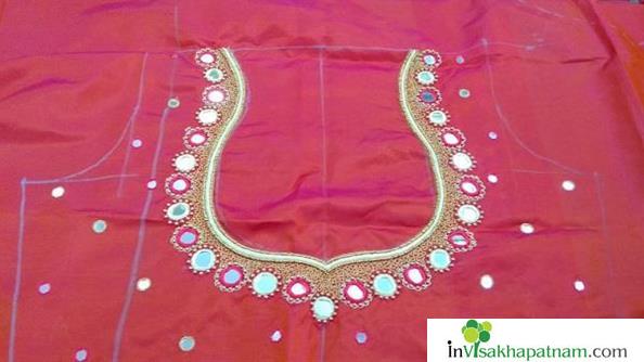 Indu Fashions Women Ladies Fashion Wear Maggam works Stitching near Zilla Parishad In Vizag Visakhapatnam