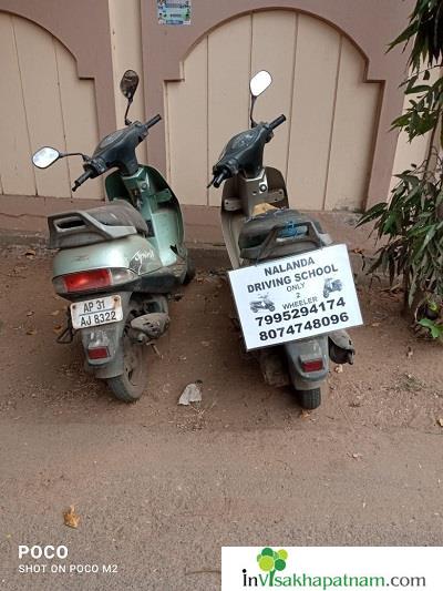 nalanda driving school two four wheel car ladies bike driving school visakhapatnam vizag