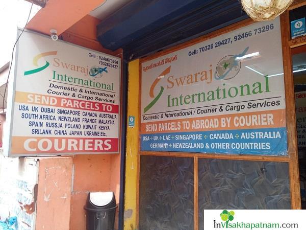 Swaraj International Couriers and Cargo Services Near MVP Colony Ushodaya Junction Vizag Visakhapatnam