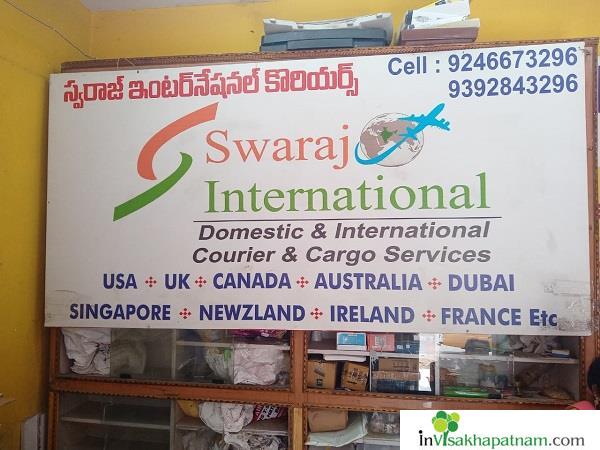 Swaraj International Couriers and Cargo Services Near MVP Colony Ushodaya Junction Vizag Visakhapatnam