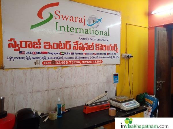 Swaraj International Couriers and Cargo Services Near Murali Nagar in Visakhapatnam Vizag