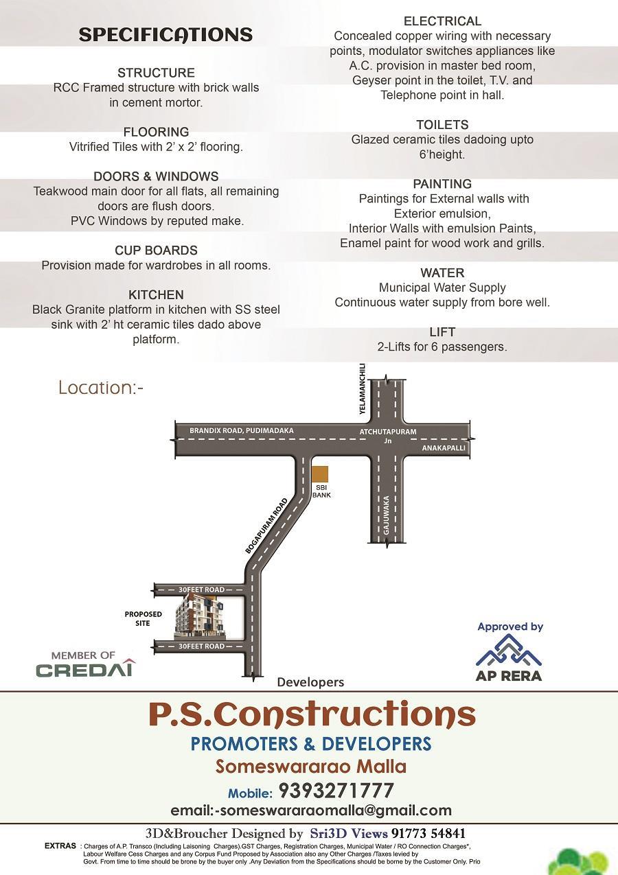 ps constructions building contractor in vishakaptnam vaizag