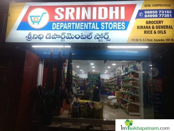 Srinidhi Departmental stores BC Road Gajuwaka Vizag Visakhapatnam