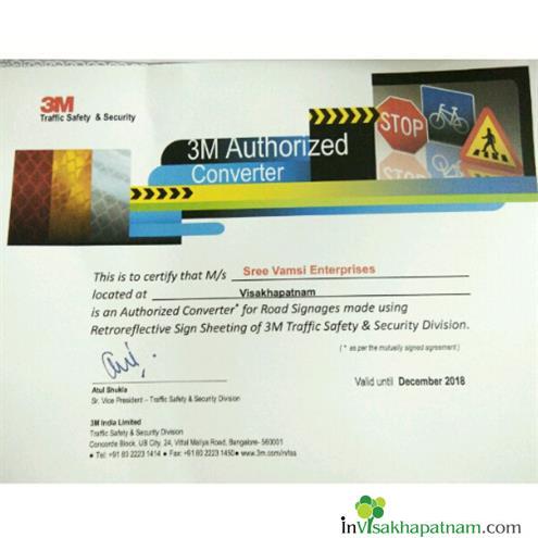 Sree Vamsi Enterprises Road Rail Safety Signs Road Studs Solar Studs Thermoplastic Painting in Visakhapatnam Vizag