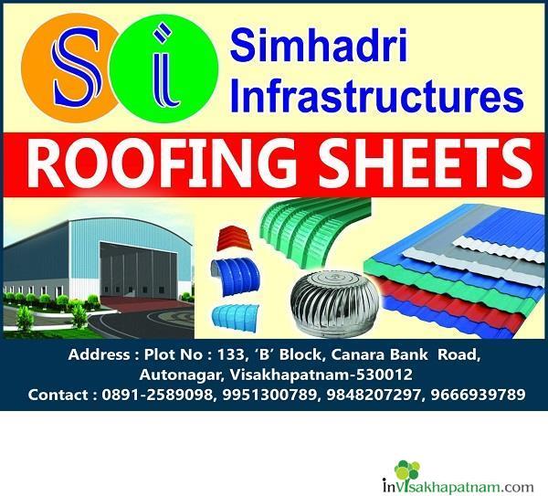 simhadri infrastructures weather roof sheets products dealers autonagar vizag Visakhapatnam