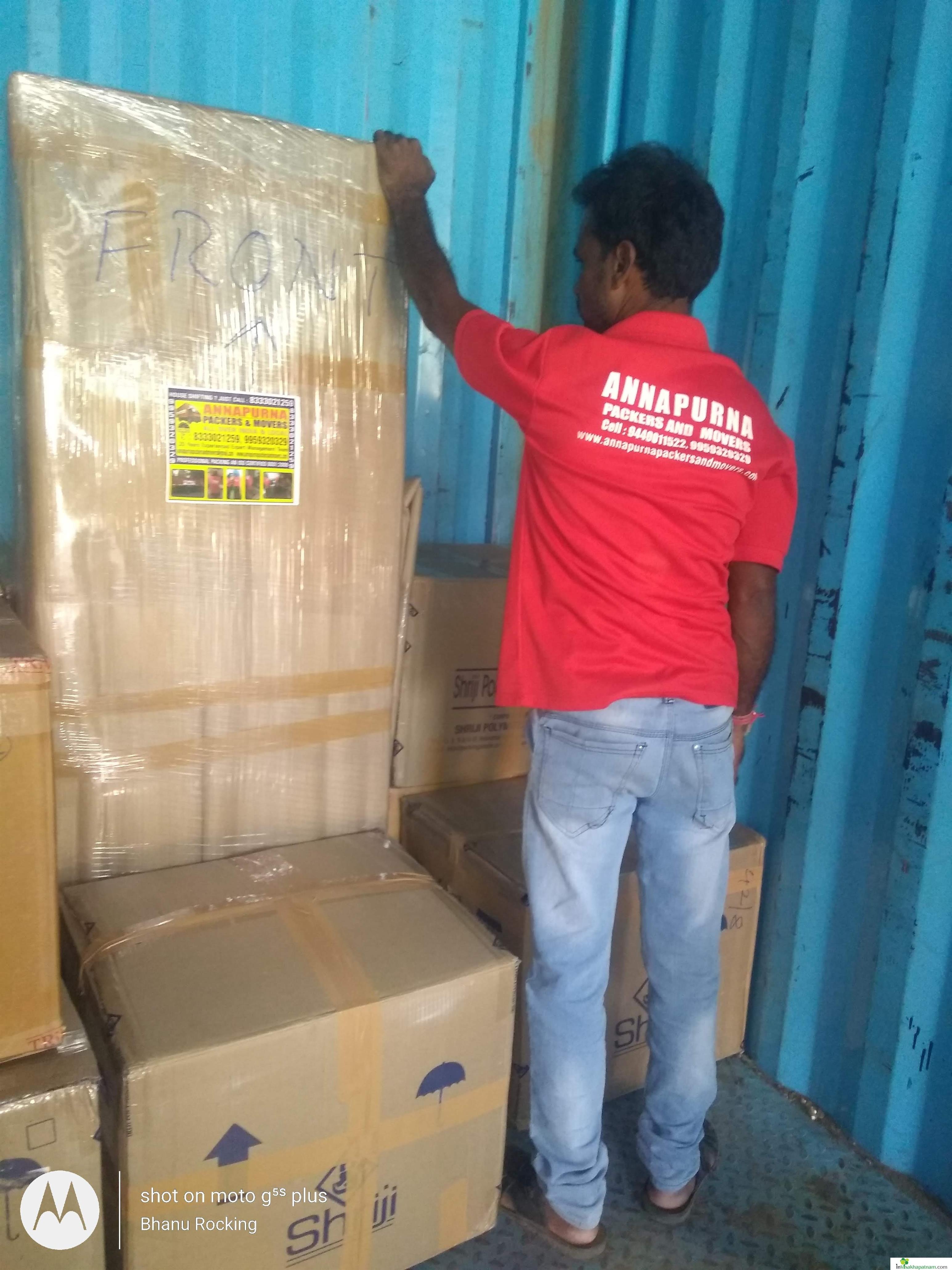 ANNAPURNA PACKERS MOVERS VISAKHAPATNAM VIZAG