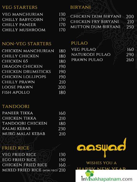 Aaswad Lunch Dinner Restaurants Kurmannapalem in Visakhapatnam Vizag