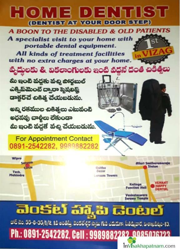 Venkat Happy Dental Seethammadhara in vizag visakhapatnam