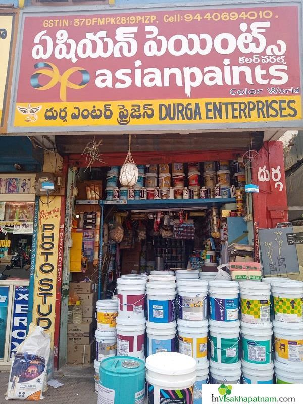 Durga Enterprises Asian Paints Distemper Emulsion Wall Care Putty Primers Plumbing Materials dealers Kancharapalem Vizag Visakhapatnam