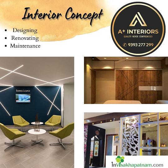 A Plus Interiors Interior Decorators near gajuwaka in Visakhapatnam Vizag