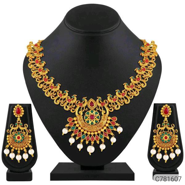 Asmitta Alluring Gold Plated Jewellery Set Sellers In Visakhapatnam, Vizag