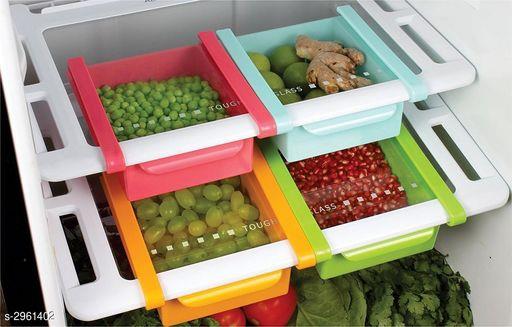 Pramukh Smart Fridge Storage Rack - Pack of 4 Sellers In Visakhapatnam, Vizag